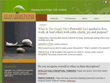 Tablet Screenshot of featherstonecoaching.com